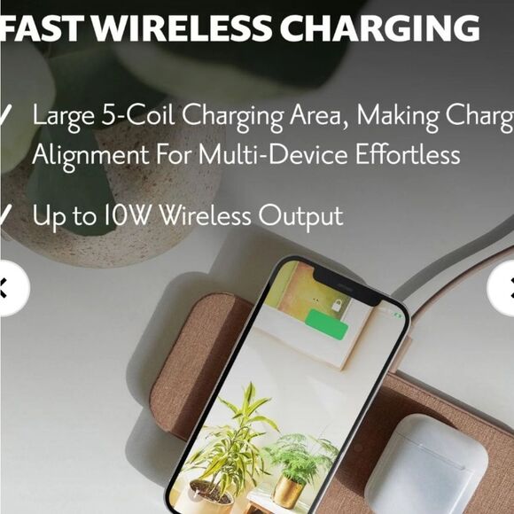 Courant - Catch:2 Essentials Wireless Charging Pad - Camel